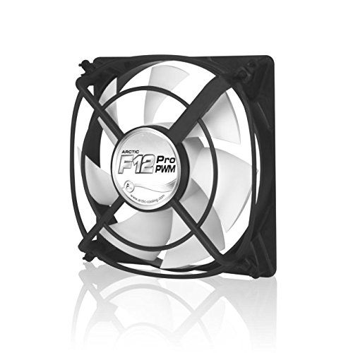ARCTIC F12 PRO PWM PST - 120mm Fluid Dynamic Bearing Low Noise PWM Controlled Case Fan with PST Feature & Anti-Vibration System