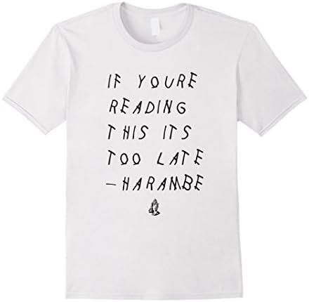 Men's Its Too Late 2XL White