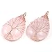 Jovivi Vintage Natural Rose Quartz Crystal Necklace Handmade Wire Wrapped Copper Tree of Life Teardrop Gemstones Chakra Pendant Necklace for Women Mothers Day Gifts