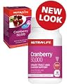 NUTRA-LIFE High Content Cranberry 50,000 Herbal Supplements 50 CAPS to Supports urinary tract health and comfort, wome's health made in Newzealand