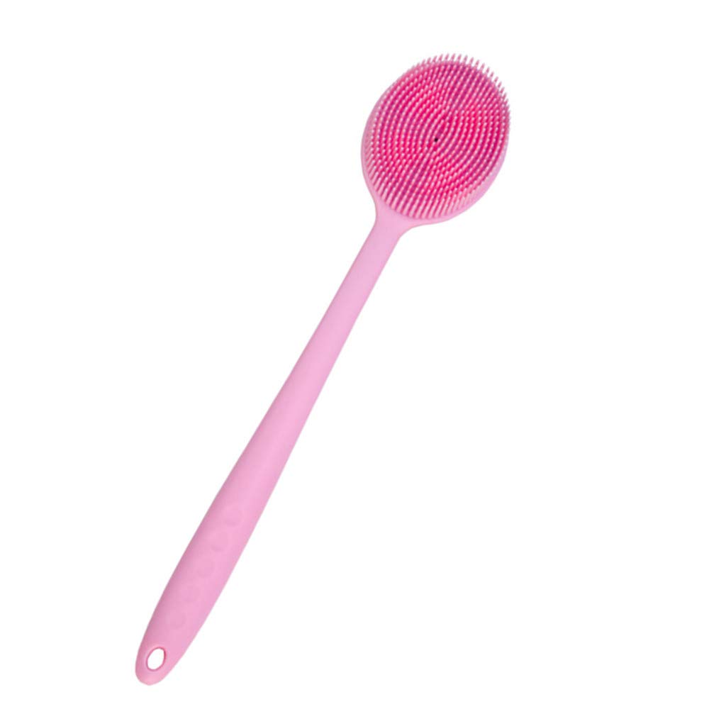 Long handle Design Back Brush Silicone Body Brush Double