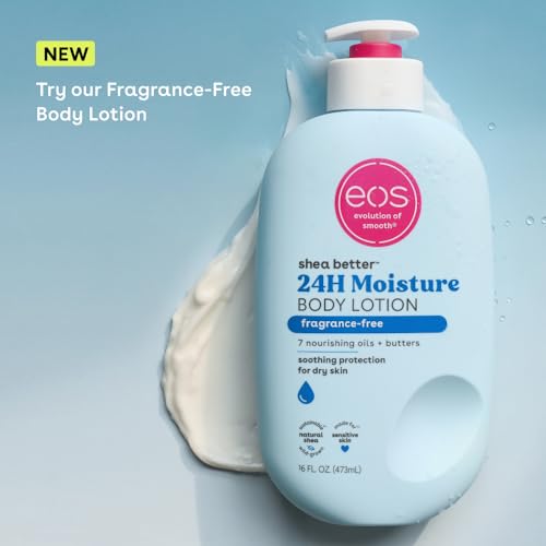 eos Shea Better Body Lotion Vanilla Cashmere, 24Hour Moisture Skin