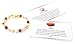 Unpolished Baltic Amber Teething Bracelet/Anklet Made with Rose Quartz Beads - Size 5.5 inches (14 cm) - Raw Multicolor Amber Beads - BoutiqueAmber (Raw Mix/Rose Quartz, 5.5 inches)