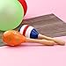 TinkSky Egg Shaker Kids Wooden Maracas Rattle Shakers Musical Educational Toys-2 Pcs (Random Color Pattern)