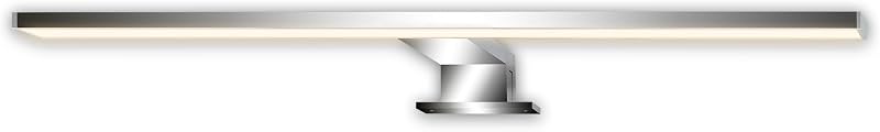 - Lampada specchio bagno 2 in 1 montaggio, IP44 protezione dagli spruzzi d'acqua, luce specchio bagno, 50 x 10,5 x 4 cm, cromo