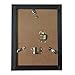 Giftgarden 9-Piece Multi Pack Black Picture Frames Wall Gallery Kit with White Mat, One 8x10, Two 5x7, Two 4x6, Four 3.5x5