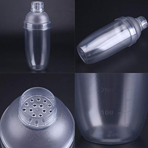 Anti-Leckage Transparente PC-Harz Milch Tee Cocktail Drink Shaker Barkeeper Weinmischer Pot Bar Tool 700cc für Barkeeper… – Bild 4