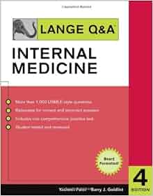 Lange Q Amp A Internal Medicine Fourth Edition Medicine