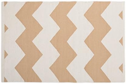 2 x 3 Ft. Tan Chevron Area Rug