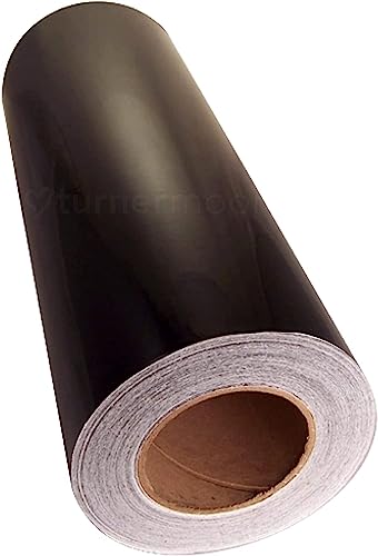 Matte Black Adhesive Vinyl Roll 12" by 30 FEET - for Maker, Explore, Silhouette…