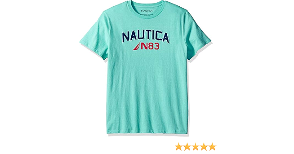 Short Sleeve Big Wave Crew Neck T-Shirt 