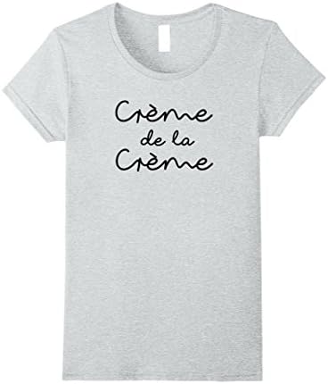 Womens Creme De La Creme Celebrity Fashion T-Shirt XL Heather Grey