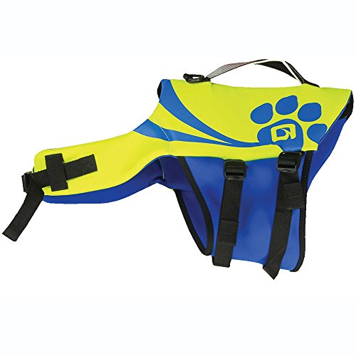 Queenmore Dog Life Jacket Adjustable Ripstop Dog Life Vests for Water