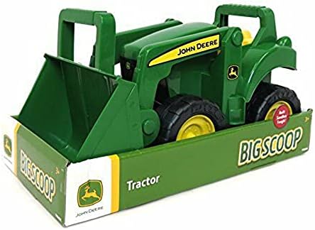 TOMY John Deere Big Scoop Tractor Toy 