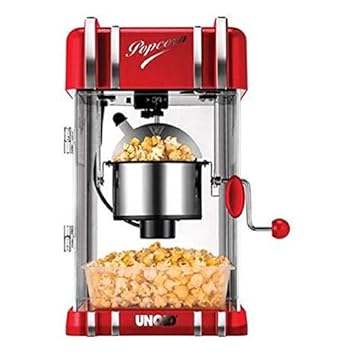 Unold Retro palomitas de maiz poppers Rojo, Plata 300 W ...