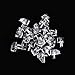 Awpeye 100 Pieces Plastic Shelf Pegs 5mm, Shelf Holder Pin Cabinet Shelf Clips for Cabinet Furniture Book Shelves Supplies - Clear