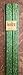 12 Inch Natural Beeswax Glitter Candles, Emerald Green Color, Boxed Set of 2