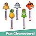 GAME 13027-BB Pineapple Spa and Pool Thermometer Shatter-Resistant Casing Tether Included, Fahrenheit and Celsius, 9-in Height x 3-1/2-in Diameter, Old Version