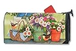 MailWraps Front Porch Flowers Mailbox Cover 01353