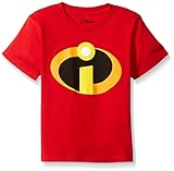 Disney Boys' Little Boys' the Incredibles T-Shirt, Red, 4