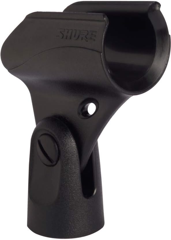 Shure A25D Microphone Clip - Break Resistant Stand Adapter for Handheld Wired Mics with ¾” Barrel Diameter: Computers & Accessories