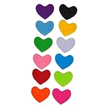 VALYRIA Aromatherapy Essential Oil Diffuser Locket Necklace Heart Refill Pads - Assorted Colors(12pcs/Pack)