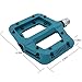 FOOKER MTB Pedals Mountain Bike Pedals 3 Bearing Non-Slip Lightweight Nylon Fiber Bicycle Platform Pedals for BMX MTB 9/16