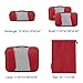 Gonex Packing Cubes Travel Luggage Organizers Different Set 3 Medium+1 Small Red