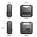 JASTEK 300W Portable Power Supply Uninterruptible 220Wh Backup Power Station Generator with 2 110V AC Outlets DC 12V 4 USB Ports for Home Camping Travel CPAP Emergency - (Pure Sine Wave, Black)