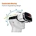 VR Headset with Remote Controller, Virtual Reality Headset VR Goggles for 3D Movie Games, VR Glasses Compatible with 4.5 - 6.3 inch Screens,  No Dizzy Feeling
