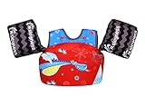 Msicyness Kids Swim Vest Water Floats for Pool Swimming Paddle Learn to Swim Life Jacket from 30 to 50lbs with Arm Wings for Boys and Girls 2-8