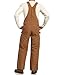 Carhartt Men's Quilt Lined Zip To Thigh Bib Overalls,Brown,42 x 30