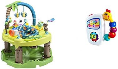 Baby Exersaucer Triple Fun Active Learning Center, Life in the Amazon &amp; Take Along Tunes Musical Toy Playset, 2 Pack