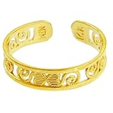 Classy Yellow Gold Toe Ring (10K Gold)