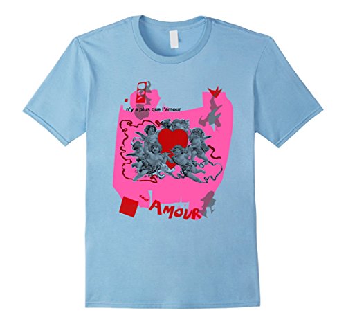 Mens Amour Beat It 80's Music Video T-Shirt 2XL Baby Blue