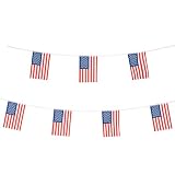 American US Flag,100Feet/76Pcs World Country Pennant Banner Flags String,Indoor Outdoor flags Decorations Supplies For 4th Of July,Sports Events,Intarnational Festival,Sport Events, Birthday,Carnival