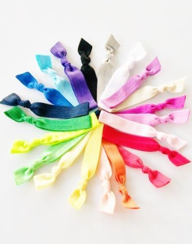 Lucky Girl Hair Ties Ouch Less Junior Hair Ties Mixed 36 Pack