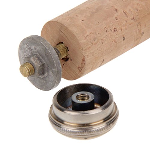 image for MagiDeal Flute Headjoint Cork with Crown for Flute Repair Part Woodwin