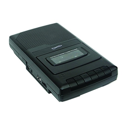 Supersonic Portable ShoeBox Cassette Recorder/Player & Voice Recorder