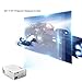 Projector,Myriann Portable Mini Multimedia Home Video LCD Projector Support 1080P for Home Theatre Support HD HDMI VGA AV USB Laptop iPhone/iPad Smartphone TV Stick Xbox,2018 Newest Upgraded