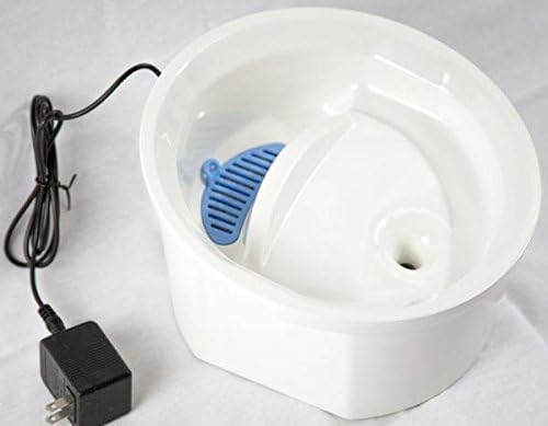 Pet Water Bowl with a Natural Tilt Design, Food Grade, Dishwasher Safe for Dogs and Cats with a filtration System