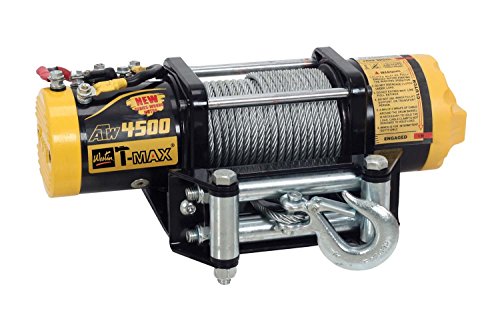 T-MAX 47-1245 ATW Pro Trailer Series ATW Pro-4500 4500lb 12V 1.3hp Winch with Steel Cable & Wired Hand Control