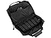 Ultimate Arms Gear Stealth Black Smith & Wesson S&W 9mm .22 .357 Sig 38 Special .40 S&W .45 ACP GAP Discreet Dual Tactical Hand Gun Handgun Revolver Case Bag Rag Holds 2 Pistols with 6 Interior Double Stack Single Mag Magazine Pockets and Carry Handle