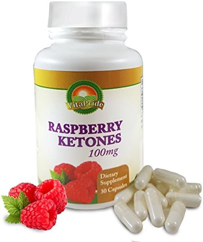 Natural Raspberry Ketones Dietary Supplement For Weight Loss And Energy 100 Mg 30 Capsules
