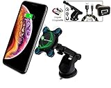 Magnetic Wireless Car Charger, 2BConnect Premium Strong Mount Qi Fast Charging Car Kit Includes CQ3.0 Adapter, 3Amp Cable, 10W Fast Wireless Charging: iPhone Xs Max/XR/X/8/8+ Samsung S10/S9/S8/Note 8