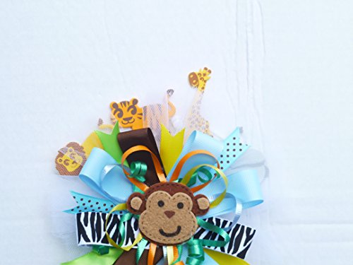 Fun Safari Zebra Jungle Book Baby Shower Birthday Corsage Mom