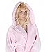 Arus Women's Ankle Length Hooded Soft Twist Turkish Cotton Bathrobe