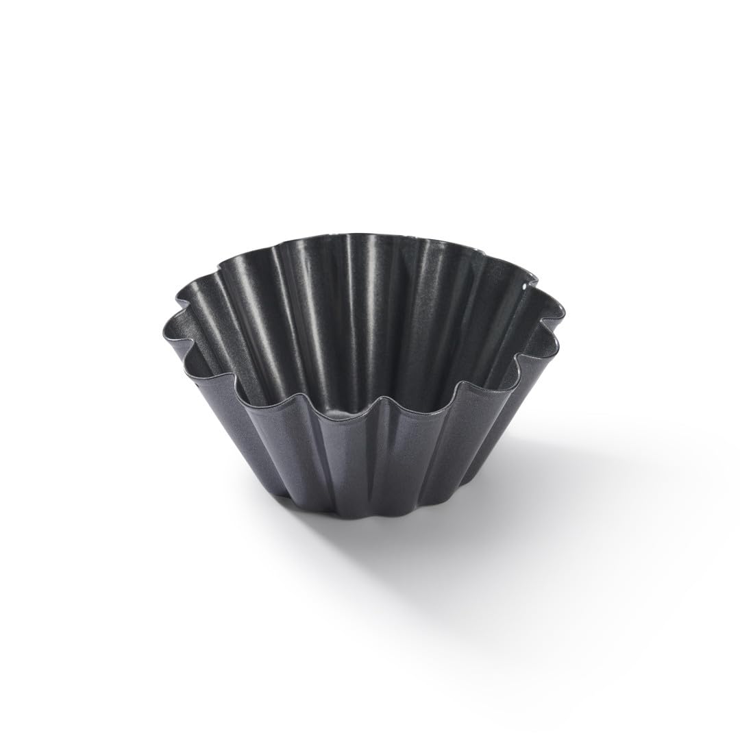 De Buyer Mini Non-Stick Brioche Moulds 10cm 4.3cm