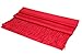 Achillea Large Soft Silky Pashmina Shawl Wrap Scarf in Solid Colors (Red)