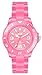 Ice Classic Solid Pink Dial Plastic Strap Men's Watch CSPKBP10